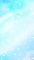 Blue sky story background with white flash lights. Lens camera effect. Stock illustration in realistic anime style. Can be used as wallpaper. vector