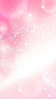 Subtle pink stories template. Sparkling anime y2k background. Stock illustration in cartoon realistic style. vector