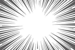Sun rays background. White and grey radial abstract comic pattern. Explosion abstract lines backdrop vector
