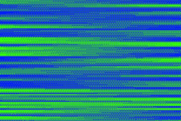 Pixel bitmap background with retro dotted pattern. Blue and green gradation abstract gradation. Noise effect dither halftone striped wallpaper