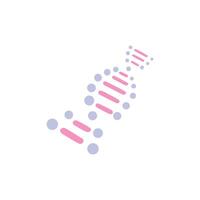 DNA icon design. microbiology structure sign and symbol. vector