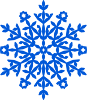 Abstract crystal snowflake decorative design element. png