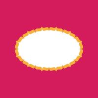 Decorative Oval frame design that you can use in invitations, packaging, posts, banners, and more, This is also perfect for sale and festive banners. vector