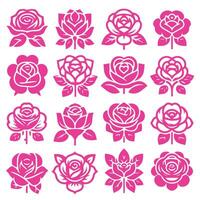 Brightly colored rose with petals in rainbow hues, symbolizing love and diversity, making a vibrant, eye-catching statement in any bouquet. vector