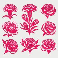 Full-bodied pink peony with lush, layered petals, embodying romance and femininity, perfect for springtime bouquets and special events. vector