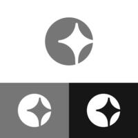 The brilliant creativity of the letter E design with a star representing excellence and inspiration vector