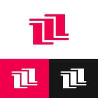 The square 'M' ambigram logo creates a stable and structured impression vector