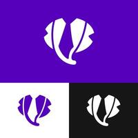 An effective collaboration logo that integrates employees in conversation, signifying a fruitful exchange of ideas vector