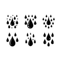 Stylish flat of sweat droplets, perfect for fitness and health graphics vector