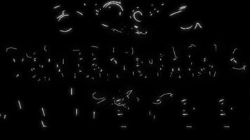 Glitter Shiny Festive Background Digital Rendering video