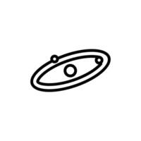 orbit icon line style vector