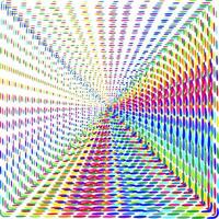 abstract background with a rainbow of lines vector
