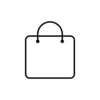 Shopping bag icon. Shopping bag icon. Shopping Bag icon design for web icon, logo, sign, symbol, app UI vector