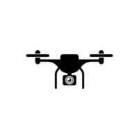 Drone icon isolated on white background. Drone icon in trendy design style for web site and mobile app. vector