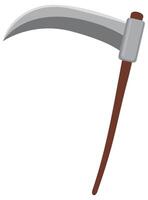 Grim reaper flat icon isolated on white background. vector