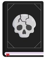 Magic spell book icon isolated on white background. vector