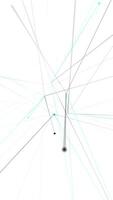 Minimalist white abstract background with connecting blue and black lines. Modern clean angular design. Tech inspired connectivity concept. Full HD and looping vertical animation. video