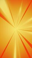 Super fast glowing yellow and orange anime speed lines background. Cartoon comic effect motion animation. Full HD vertical loop. video