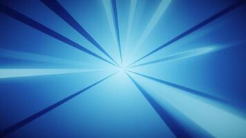 Super fast glowing blue anime speed lines background. Cartoon comic effect motion animation. Full HD loop. video