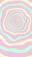 Swirls of shiny pastel wavy lines abstract background. Organic fluid motion. Full HD looping vertical animation. video