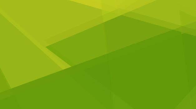 Abstract green geometric background with overlapping shapes. vector