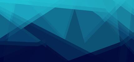 Abstract background with dark blue and turquoise geometric shapes. vector