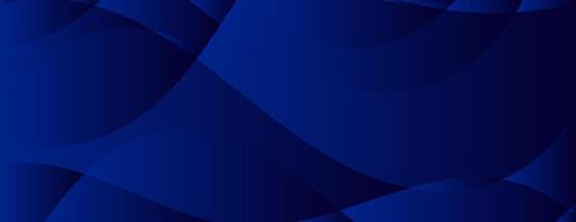 Abstract blue background with curved lines. vector