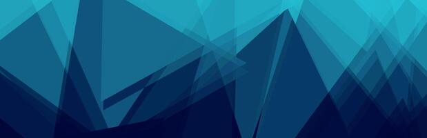 Abstract blue and dark blue geometric background. vector