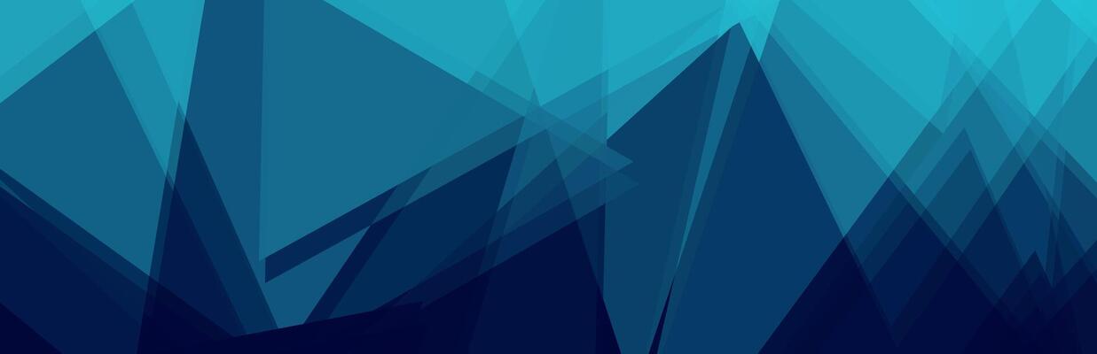 Abstract blue and dark blue geometric background.