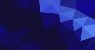 Abstract blue and dark blue geometric background with triangular pattern. vector