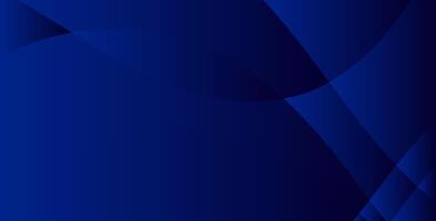 Abstract blue geometric background with curved lines. vector