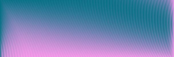 Abstract pink and teal gradient background with curved lines. vector