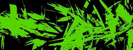 Abstract green and black geometric pattern. vector