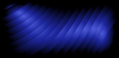 Abstract blue and black striped gradient background. vector