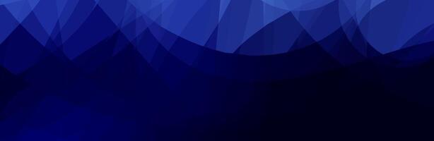 Abstract blue and black background with geometric shapes. vector