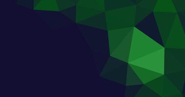 Abstract background with green and blue geometric shapes. vector