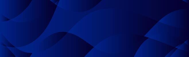 Abstract dark blue background with curved lines and shapes. vector