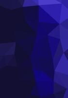 Abstract geometric background with dark blue and indigo triangles. vector