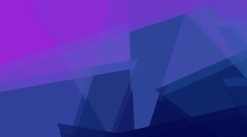 Abstract geometric shapes in blue and purple tones. vector