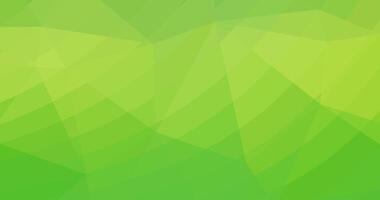 Abstract green geometric background with triangles and gradients. vector