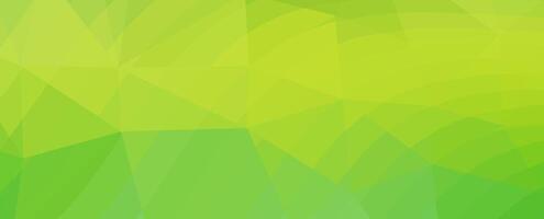 Abstract green and yellow geometric background. vector