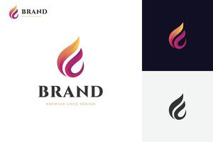 Letter F Flame Logo icon Design. abstract Fire and f letter concept idea for consulting logo elements vector