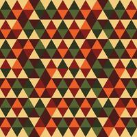 Abstract geometric autumn background, abstract autumn background, seamless triangle pattern with autumn color theme vector