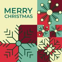 Abstract Christmas background, geometric abstract snowflake background for christmas and winter, snowflake pattern. vector