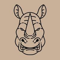 animal silhouette logo illustration is good to use for branding needs and so on vector