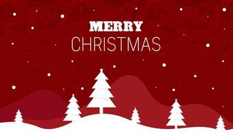Christmas banner design Christmas tree abstract background vector