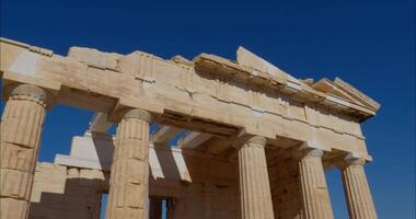 View Of The Parthenon At The Acropolis In Athens video