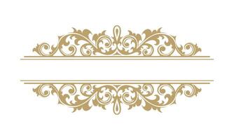 Decorative vintage frames, borders. Retro ornamental frame vector