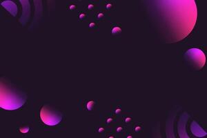 Geometric shapes with gradeint background vector