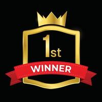 Elite Winners Choice Golden Design vector